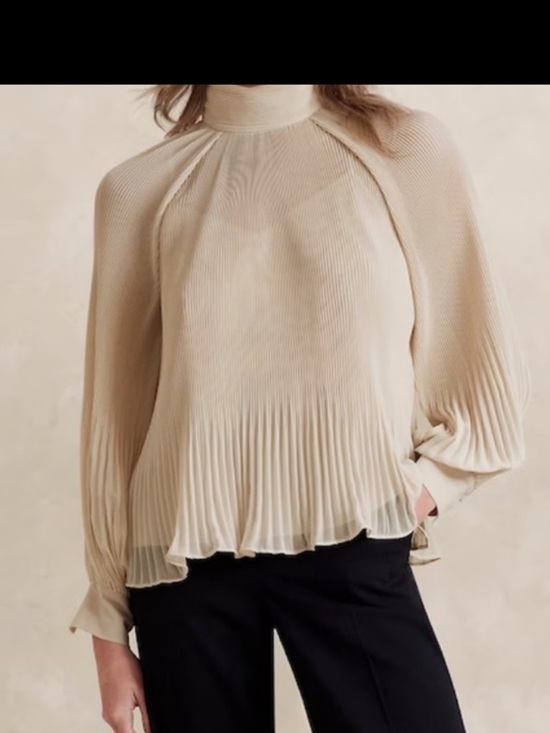 Banana Republic Tops - Banana Republic Elegant pleated blouse